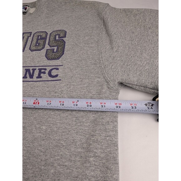 L Minnesota Vikings Sweater Mens Large NFL Football Pro Player Pullover Crewneck - Picture 6 of 7